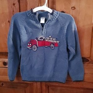 Gymboree Boys Sweater. Size 6. Color Steel Blue. 100% cotton.